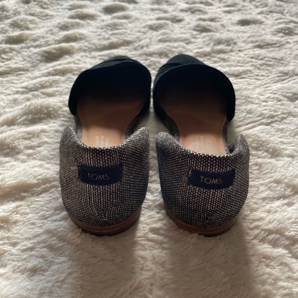 Toms - Jutti Dorsay Flats In Black - Picture 3 of 6